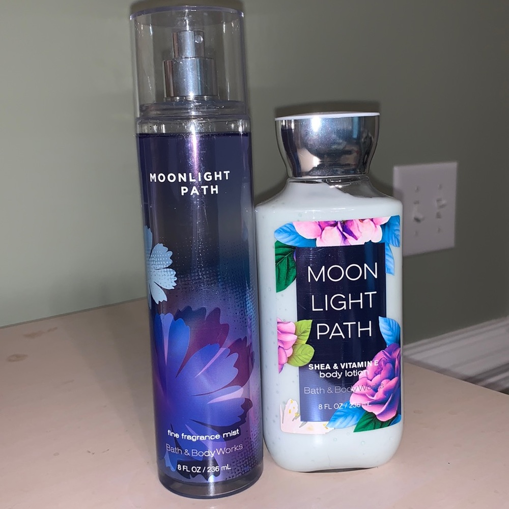 Moonlight Path lotion & spray set Bath & Body Works